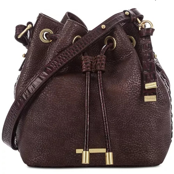 Brahmin Handbags - Brahmin Isabelle Brown Lafayette Leather Crossbody Bag Comes with Dust Bag. NWT